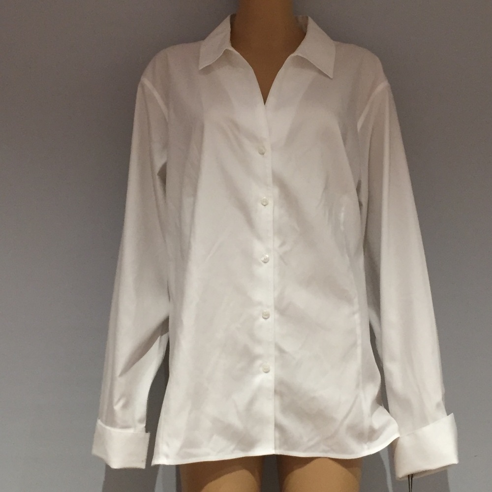 Calvin Klein classic white shirt size 22W NWT